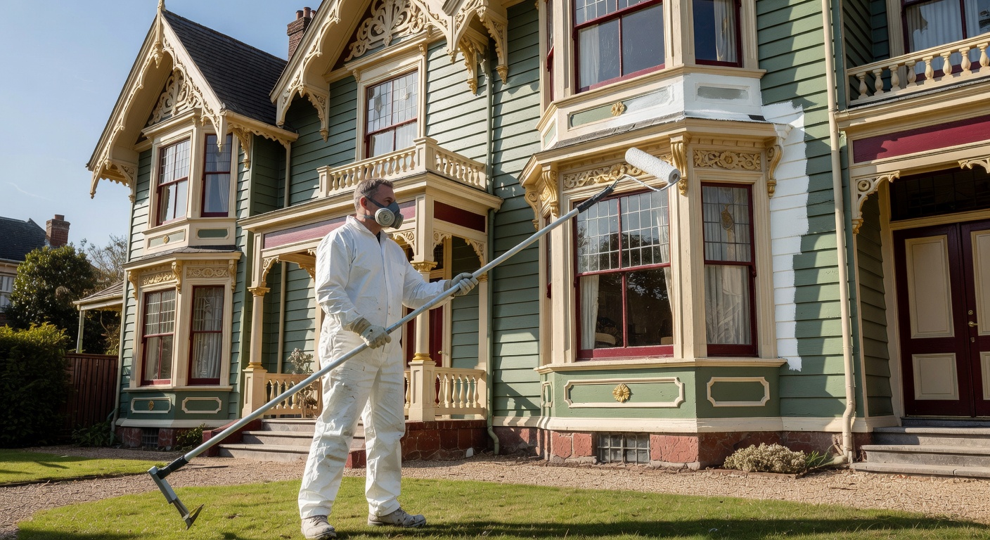 Victorian House Exterior Painting